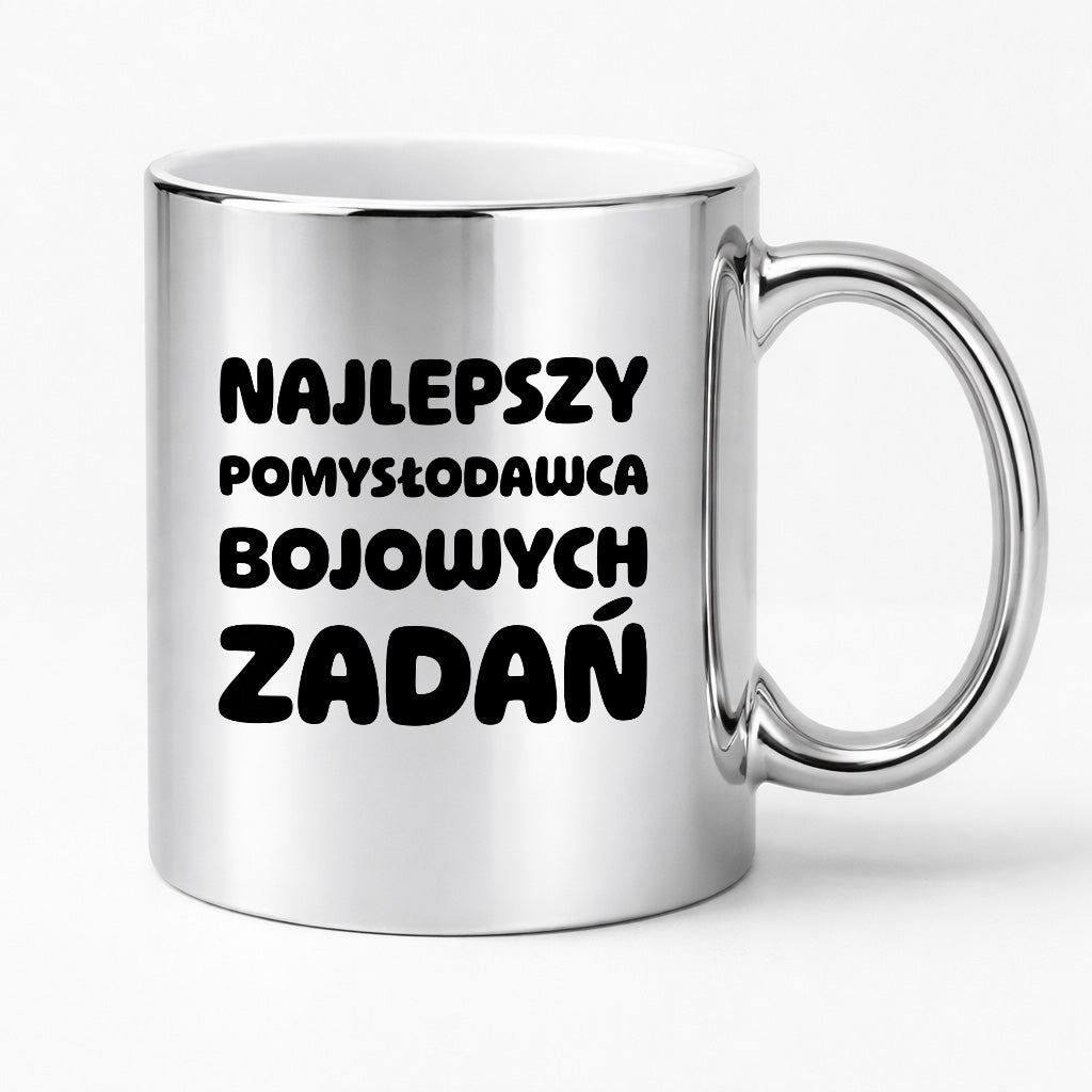 Kubek z nadrukiem - "Najlepszy pomysłodawca bojowych zadań"