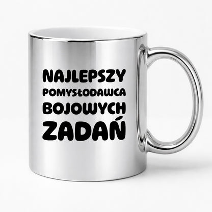 Kubek z nadrukiem - "Najlepszy pomysłodawca bojowych zadań"
