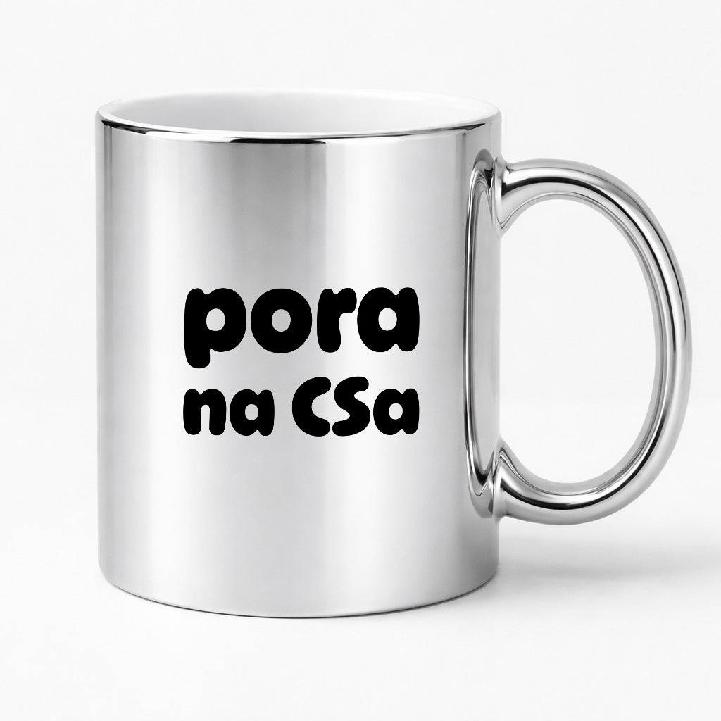Kubek z nadrukiem "pora na CSa"