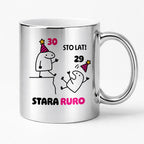 Kubek z nadrukiem "STO LAT! STARA RURO" [dowolny wiek]