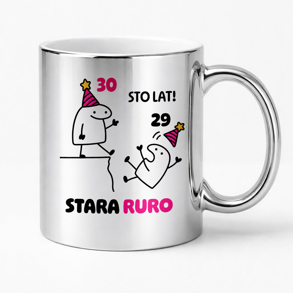 Kubek z nadrukiem "STO LAT! STARA RURO" [dowolny wiek]