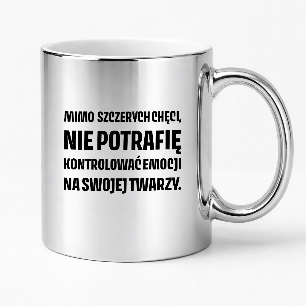 Kubek z nadrukiem - "Mimo szczerych chęci"