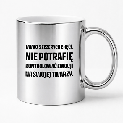 Kubek z nadrukiem - "Mimo szczerych chęci"