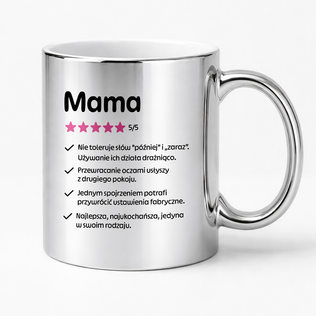 Kubek z nadrukiem - "Mama 5/5"
