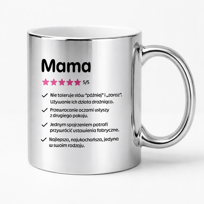 Kubek z nadrukiem - "Mama 5/5"