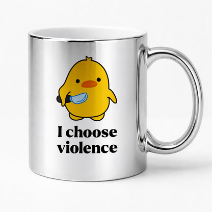 Kubek z nadrukiem - I choose violence