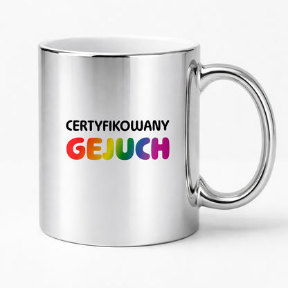 Kubek z nadrukiem - "Certyfikowany gejuch"