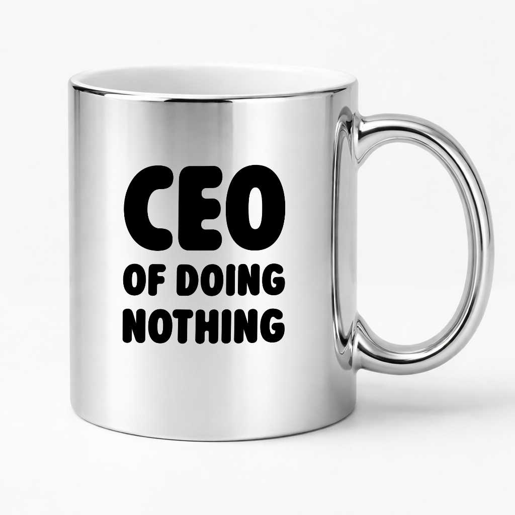 Kubek z nadrukiem - "CEO of doing nothing"
