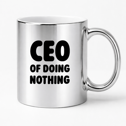 Kubek z nadrukiem - "CEO of doing nothing"