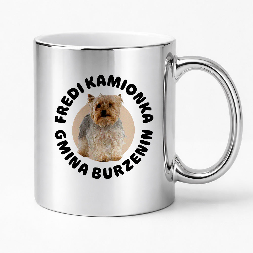 Kubek z nadrukiem - "Fredi Kamionka Gmina Burzenin"