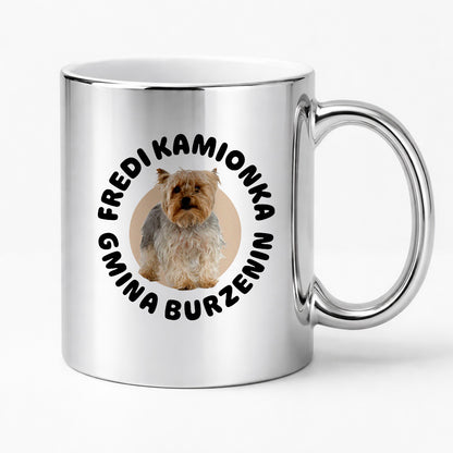 Kubek z nadrukiem - "Fredi Kamionka Gmina Burzenin"