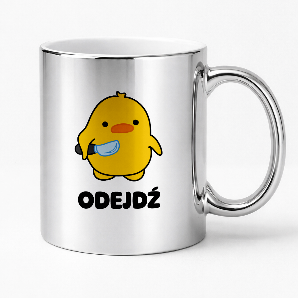 Kubek z nadrukiem - "Odejdź"