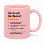 Kubek z nadrukiem "Kierownik pierdolnika"