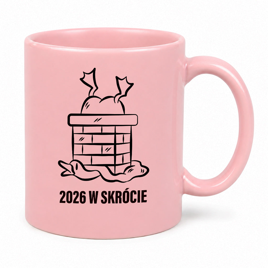 Kubek świąteczny z GĄSKĄ - "2026 W SKRÓCIE"