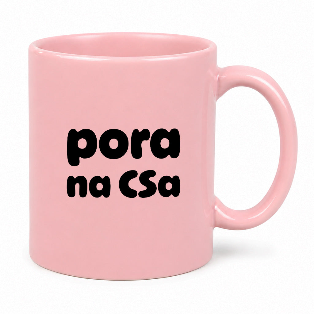 Kubek z nadrukiem "pora na CSa"