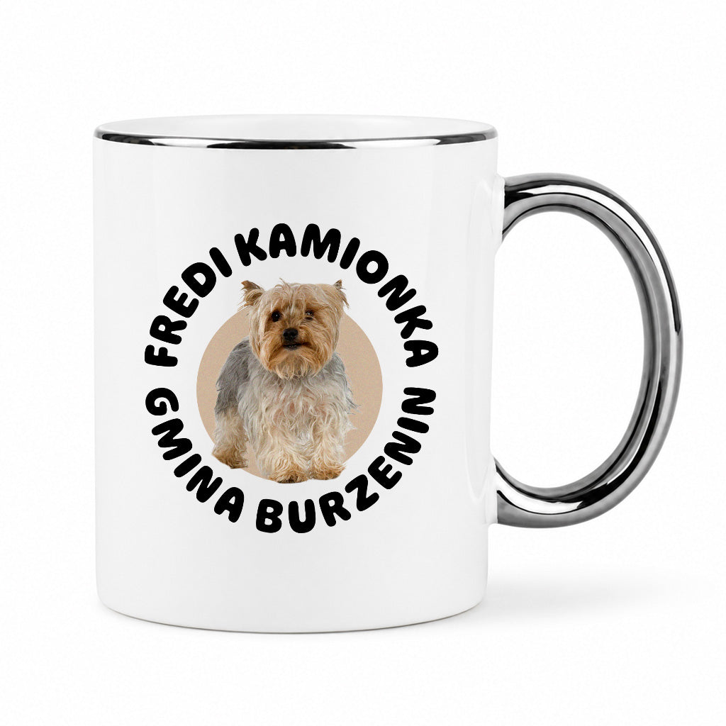 Kubek z nadrukiem - "Fredi Kamionka Gmina Burzenin"