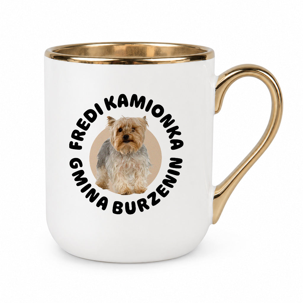 Kubek z nadrukiem - "Fredi Kamionka Gmina Burzenin"