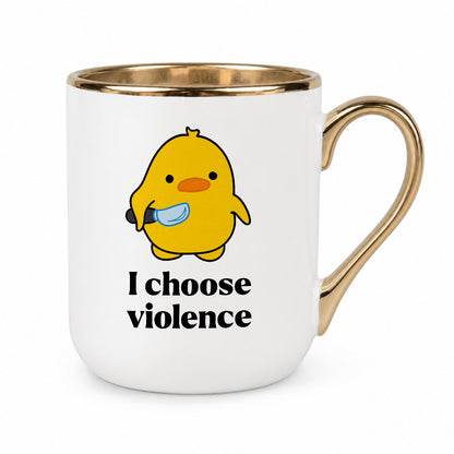 Kubek z nadrukiem - I choose violence