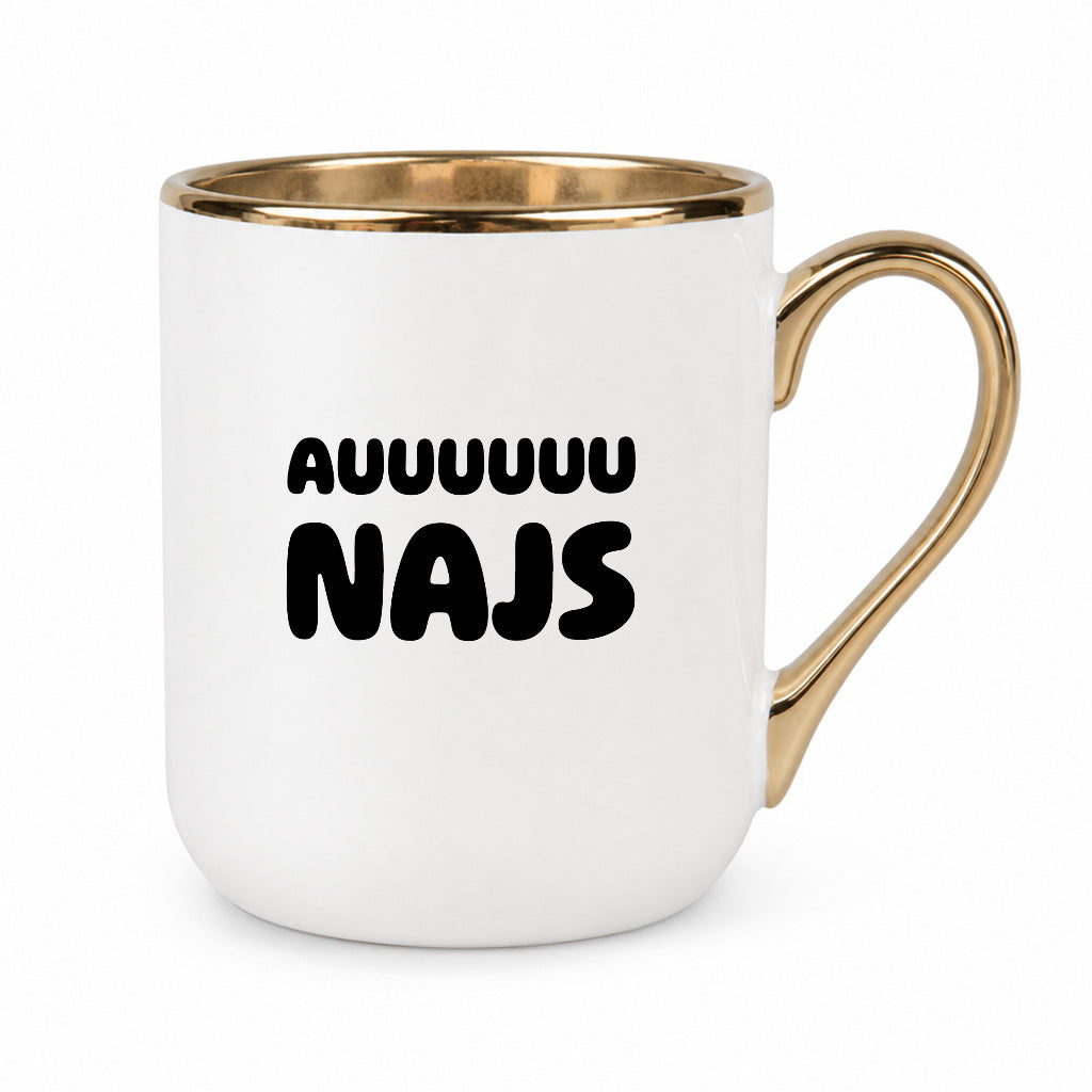Kubek z nadrukiem - "Auuuuu NAJS"