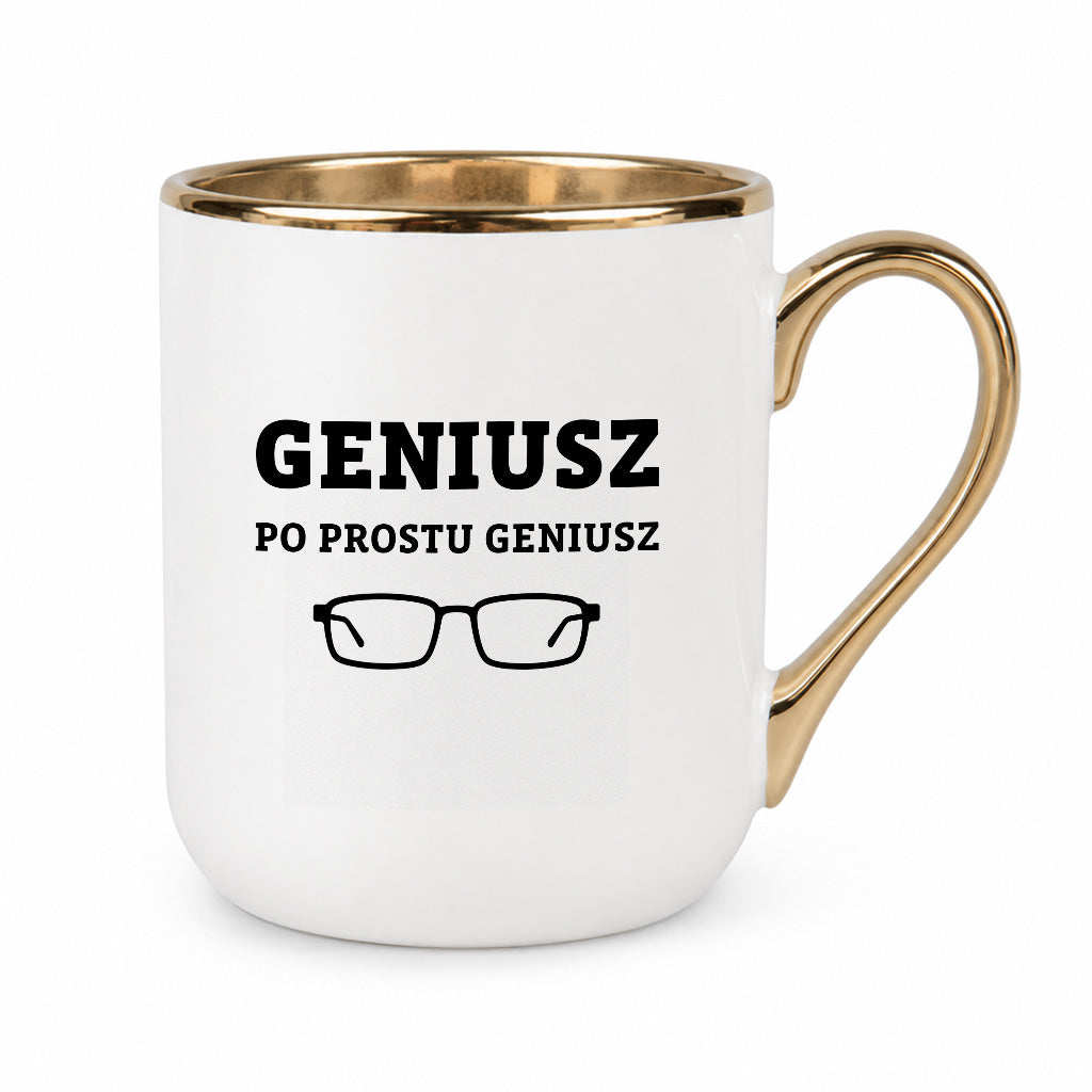 Kubek z nadrukiem - "GENIUSZ po prostu geniusz"