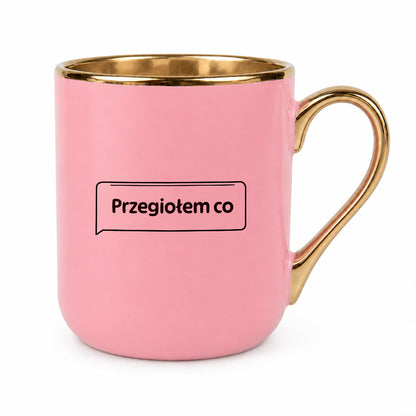 Kubek z nadrukiem - MEM -  "Przegiołem co"