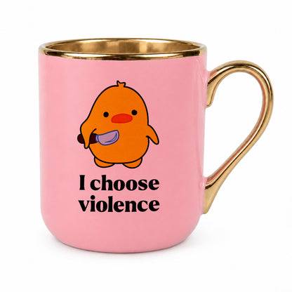 Kubek z nadrukiem - I choose violence