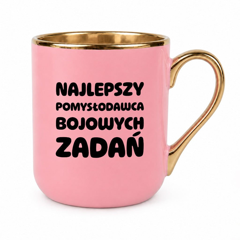 Kubek z nadrukiem - "Najlepszy pomysłodawca bojowych zadań"