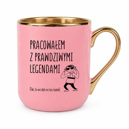 Kubek z nadrukiem na ODEJŚCIE Z PRACY - "Pracowałem z prawdziwymi legendami"
