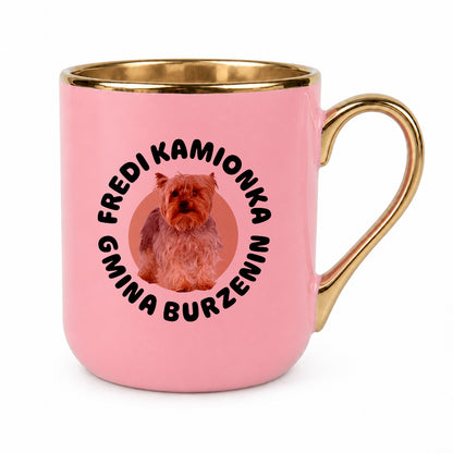 Kubek z nadrukiem - "Fredi Kamionka Gmina Burzenin"