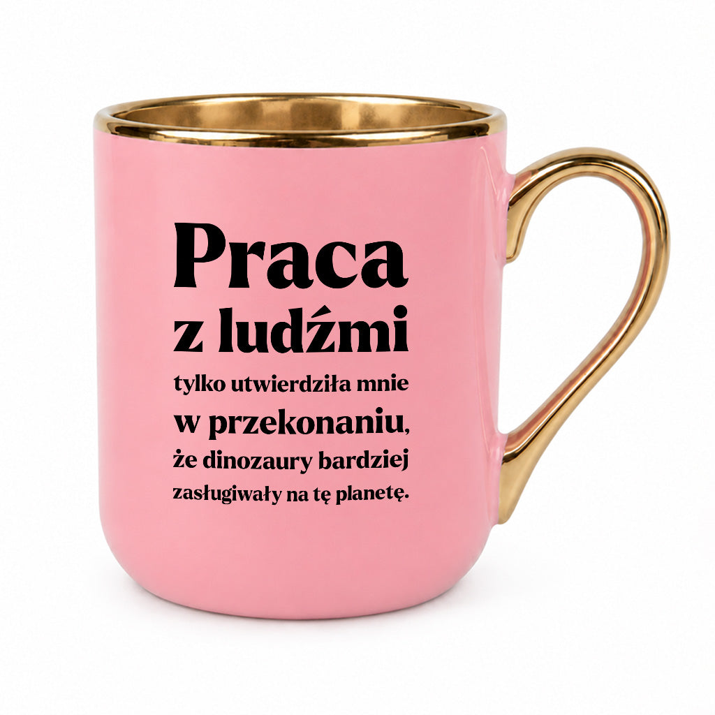 Kubek z nadrukiem - "PRACA Z LUDŹMI"