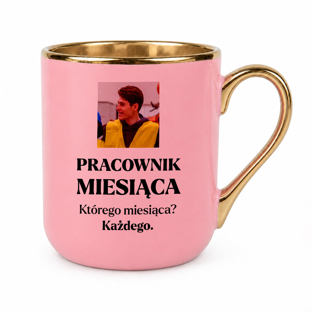 Kubek z nadrukiem - "Pracownik miesiąca ze zdjęciem"