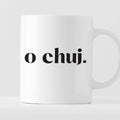 Kubek z nadrukiem "o chuj."
