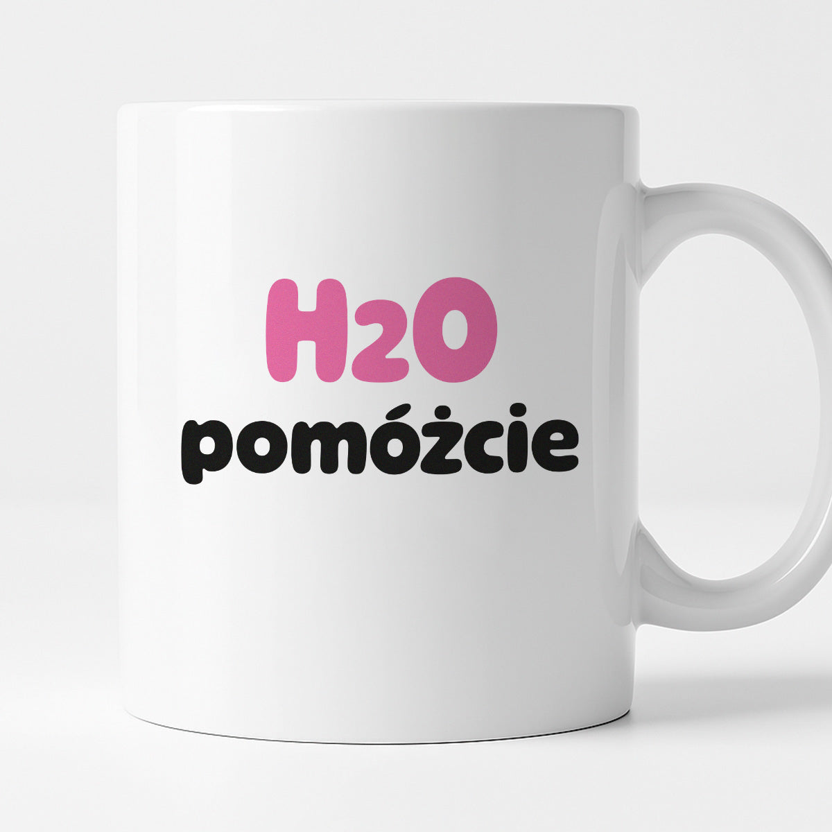 Kubek z nadrukiem - "H2O pomóżcie"