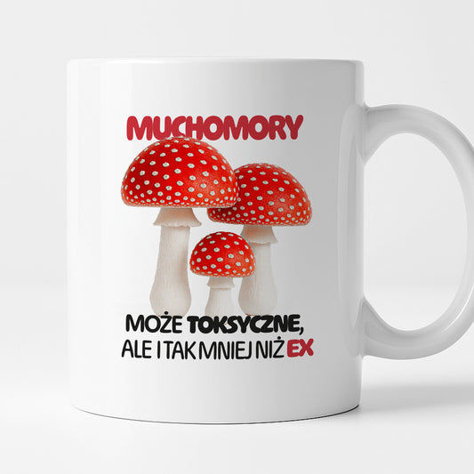 Kubek z nadrukiem "Muchomory"