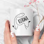Kubek z nadrukiem "KURWA"