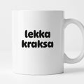 Kubek z nadrukiem - "lekka kraksa"