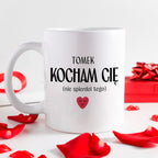 Kubek spersonalizowany z nadrukiem "Kocham Cię (nie spierdol tego)" [1