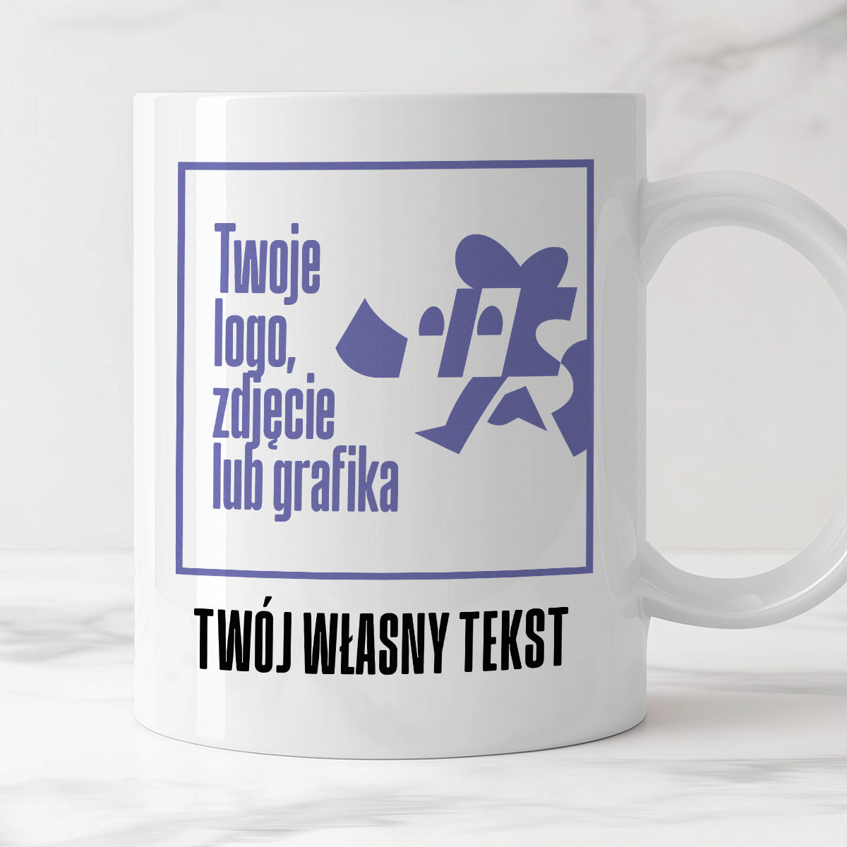 Kubek spersonalizowany z własnym zdjęciem / grafiką i podpisem