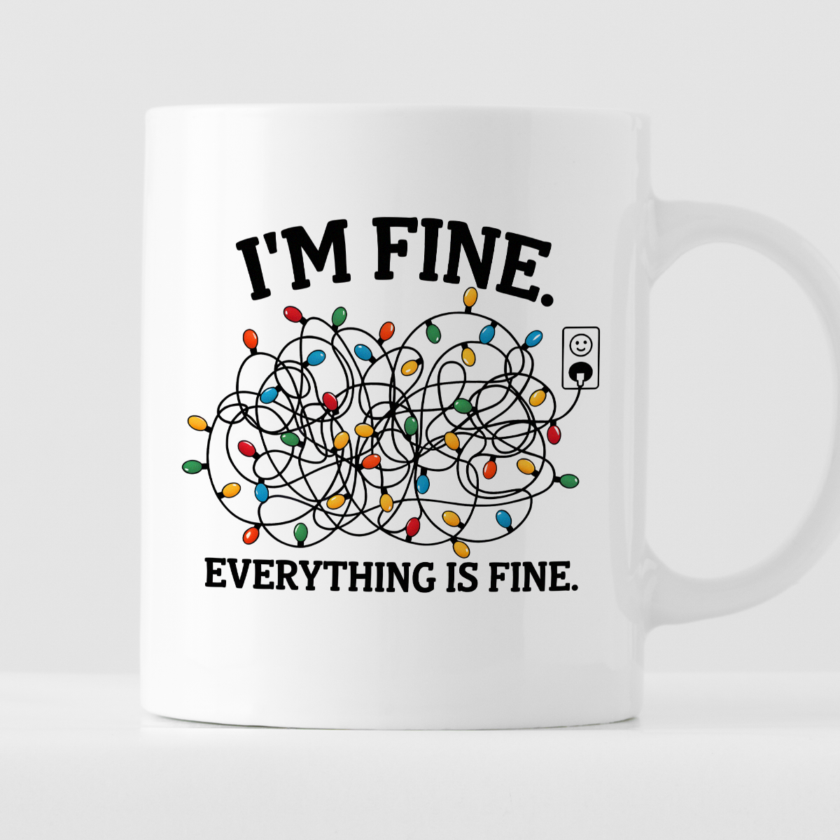 Kubek świąteczny "I'm fine. It's fine. Everything's fine."