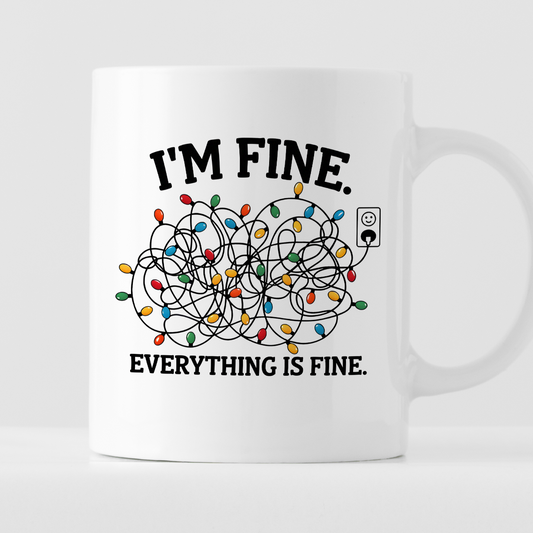 Kubek świąteczny "I'm fine. It's fine. Everything's fine."