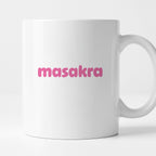 Kubek z nadrukiem "masakra"