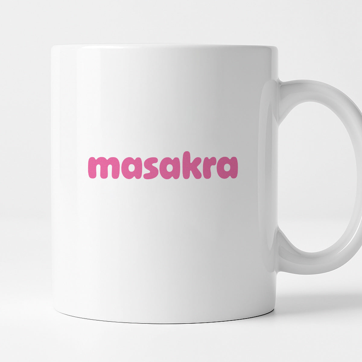 Kubek z nadrukiem "masakra"