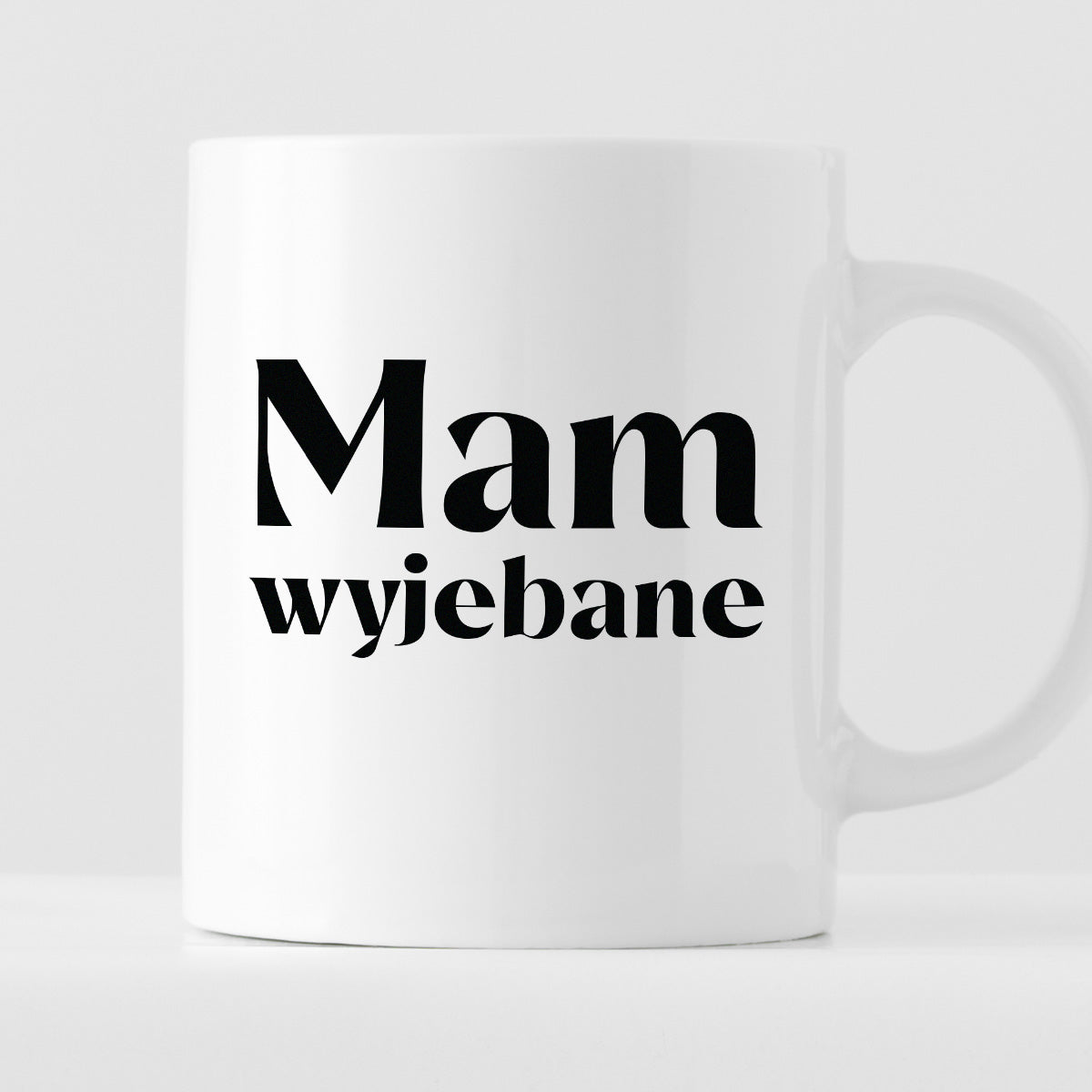 Kubek z nadrukiem "Mam wyjebane"