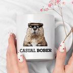Kubek z nadrukiem "Casual bober"