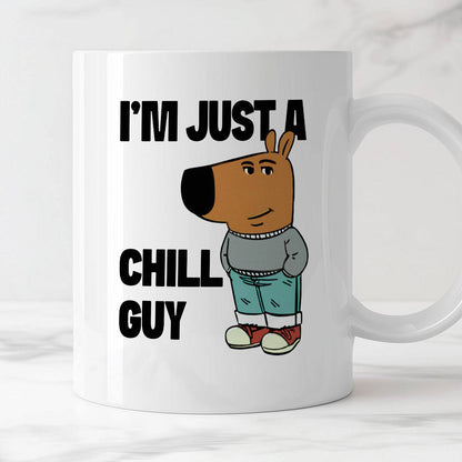 Kubek z nadrukiem "Just a chill guy"