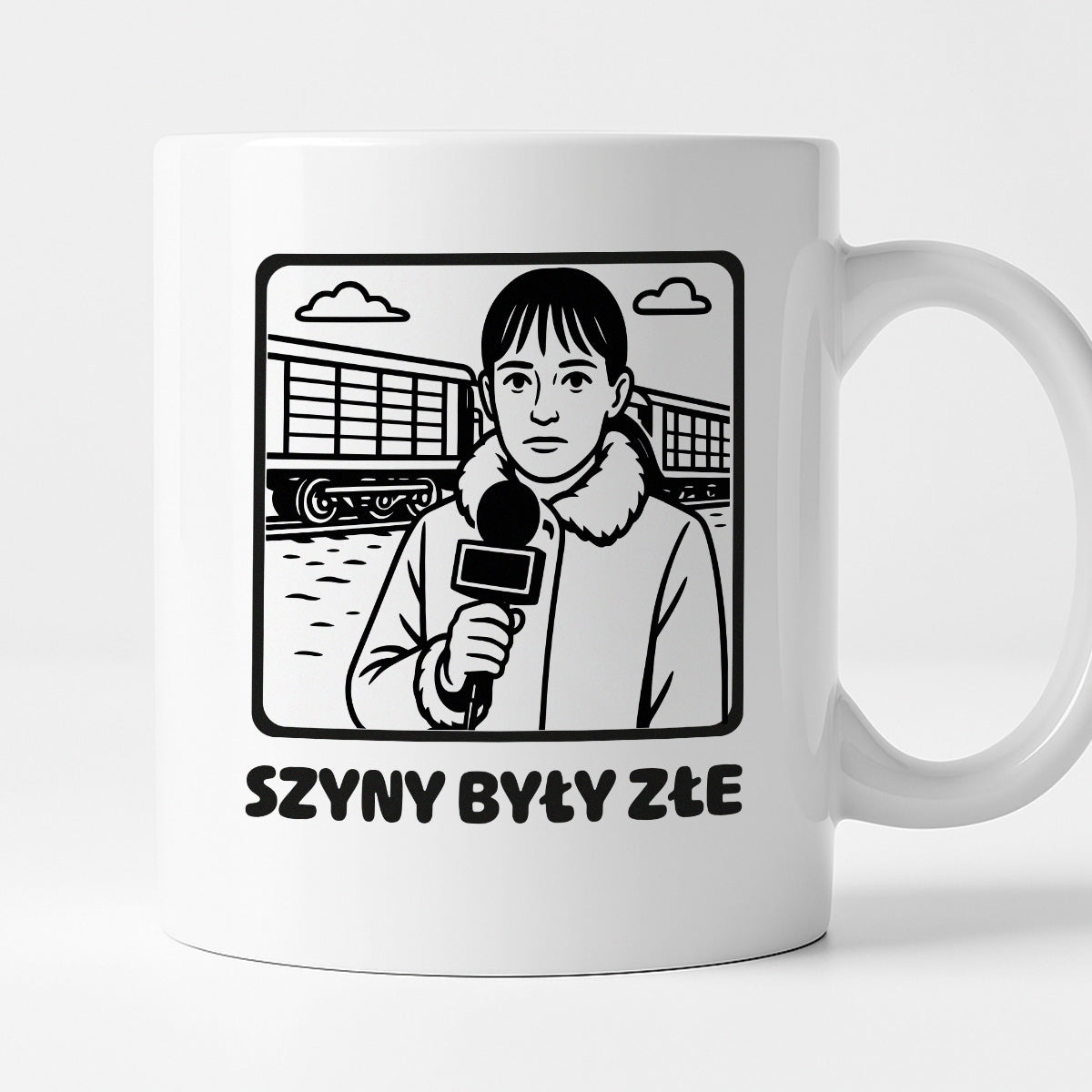 Kubek z nadrukiem - HITY POLSKIEGO INTERNETU - "Szyny były złe..."