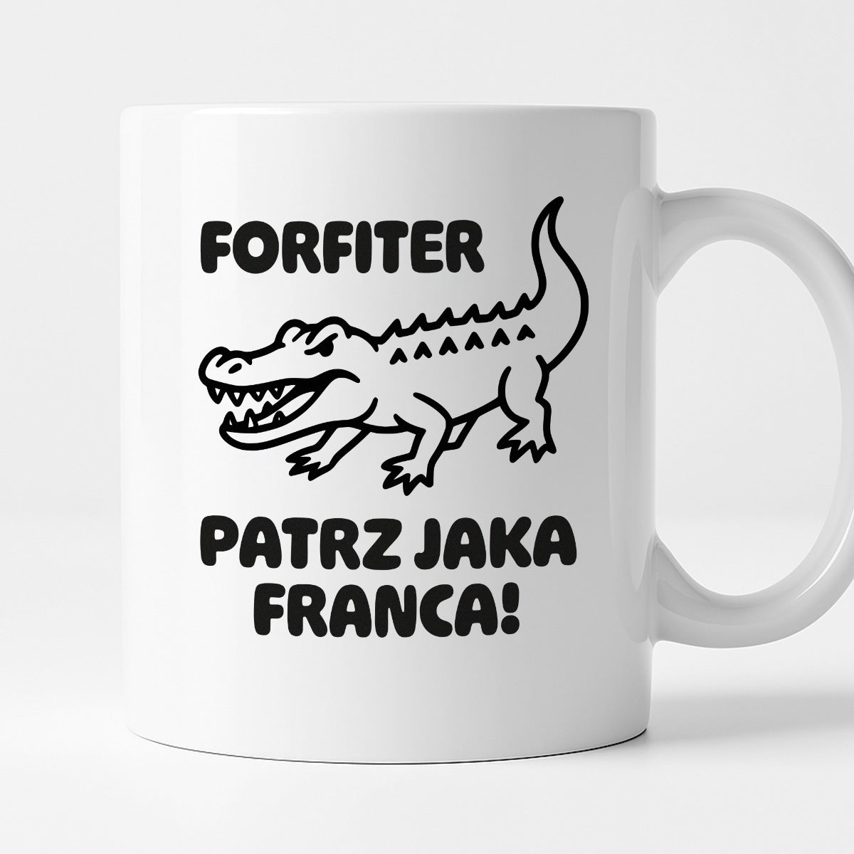 Kubek z nadrukiem - HITY POLSKIEGO INTERNETU - "Forfiter - patrz jaka franca"