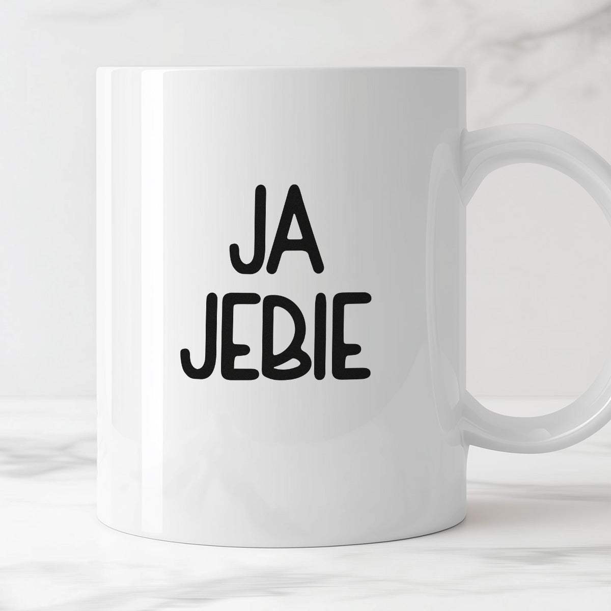 Kubek z nadrukiem "Ja jebie"