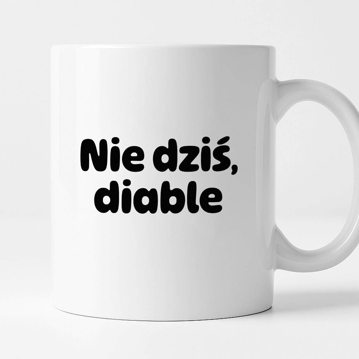 Kubek z nadrukiem - "Nie dziś, diable"