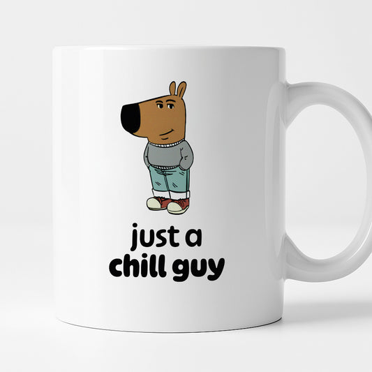 Kubek z nadrukiem "just a chill guy"